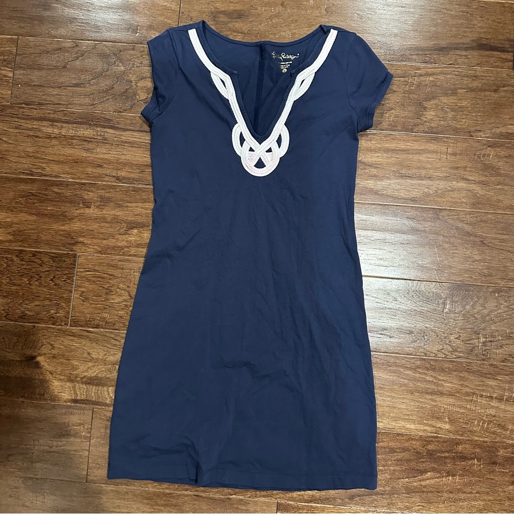 Lilly Pulitzer Navy and White Dress